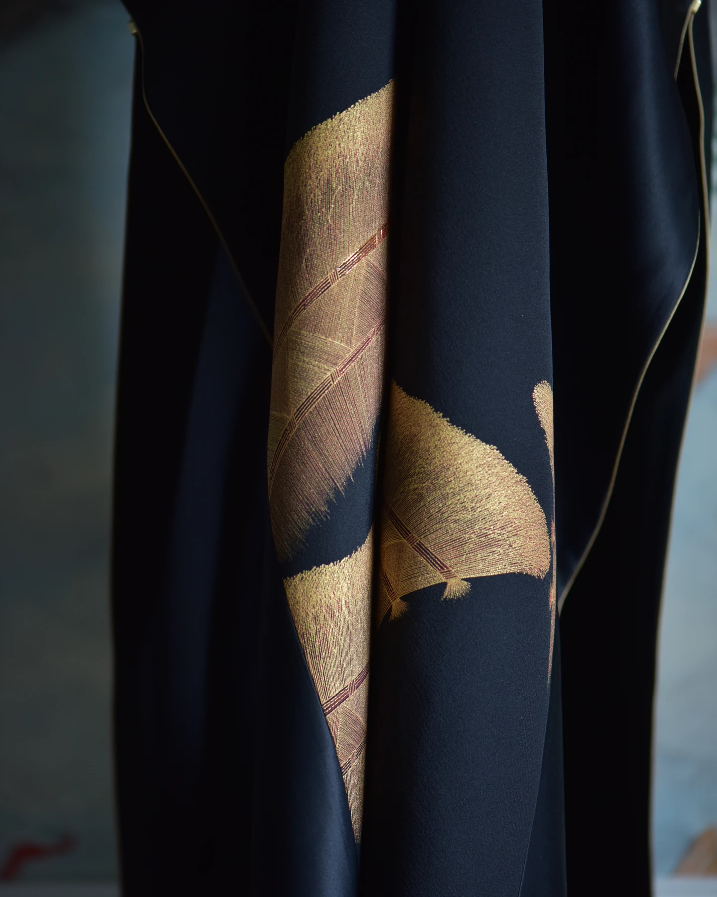 Gold Leaf Long Artwear — Detail