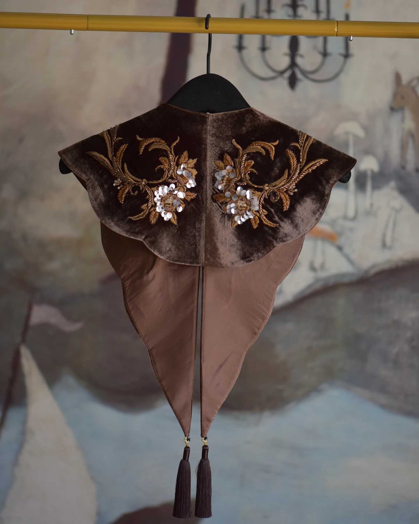 Floral Shoulder Study — Back view